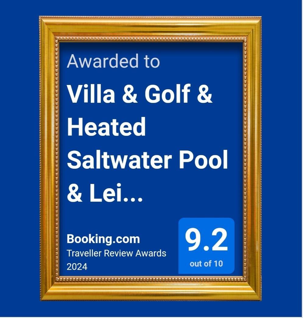 Villa & Golf & Heated Saltwater Pool & Leisure & Wifi كاليتا ذي فوستي المظهر الخارجي الصورة